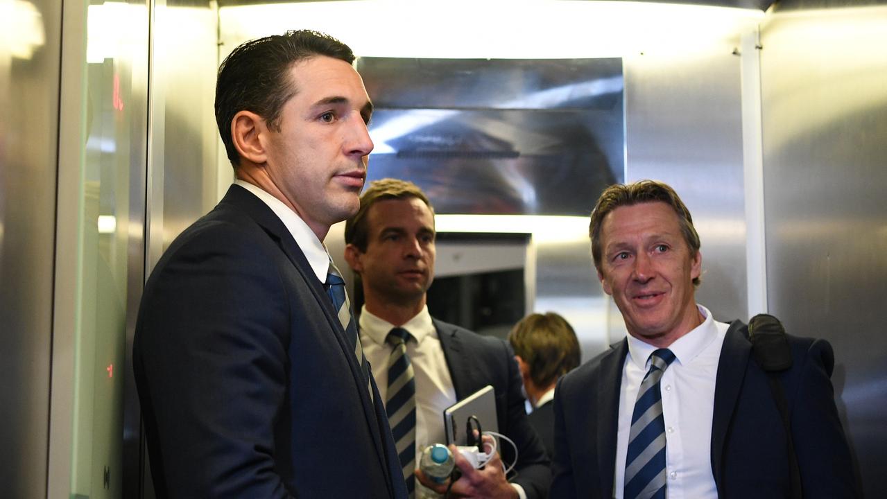 Billy Slater being cleared has thrown the shoulder charge rule into doubt. (AAP Image/Brendan Esposito)