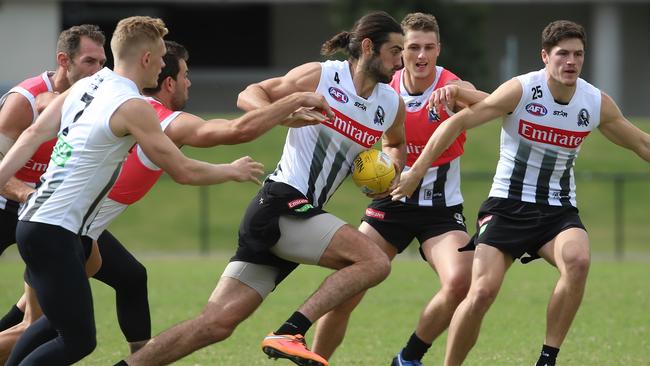 A Collingwood plan will see its training oval become available to community sporting clubs. Picture: Hamish Blair
