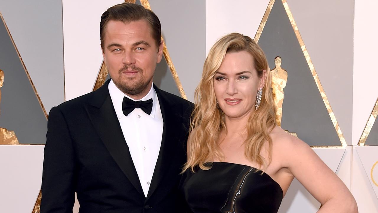 Actors Leonardo DiCaprio and Kate Winslet attending the Academy Awards in 2016. Picture: Jason Merritt/Getty Images.