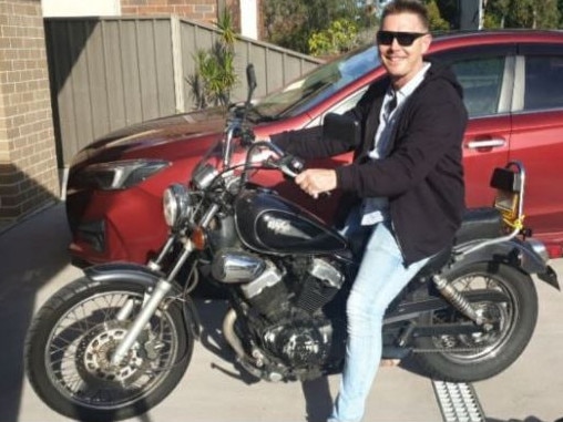 Matthew Butcher, 46, of Pagewood, who died when his motorcycle collided with a furniture removal truck at Palm Beach on April 11, 2021. Picture: Supplied by Butcher family