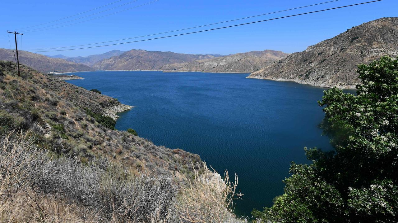 Lake Piru has been the site of several drownings due to its dangerous conditions. Picture: AFP
