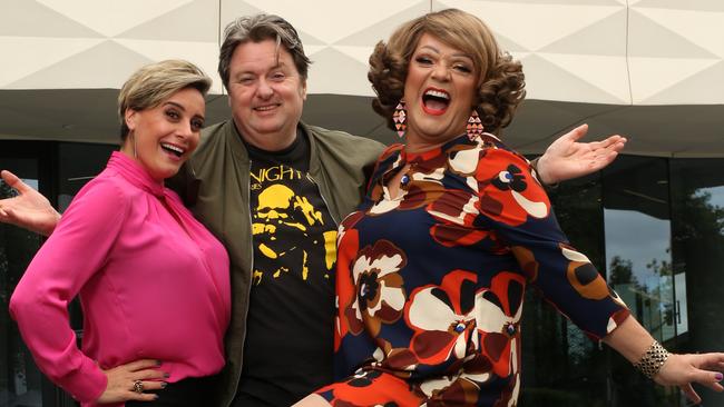 Nina Ferro, Dave O’Neil and Dolly Diamond were part of last year’s Ringwood Spiegeltent season. Picture: Stuart Milligan