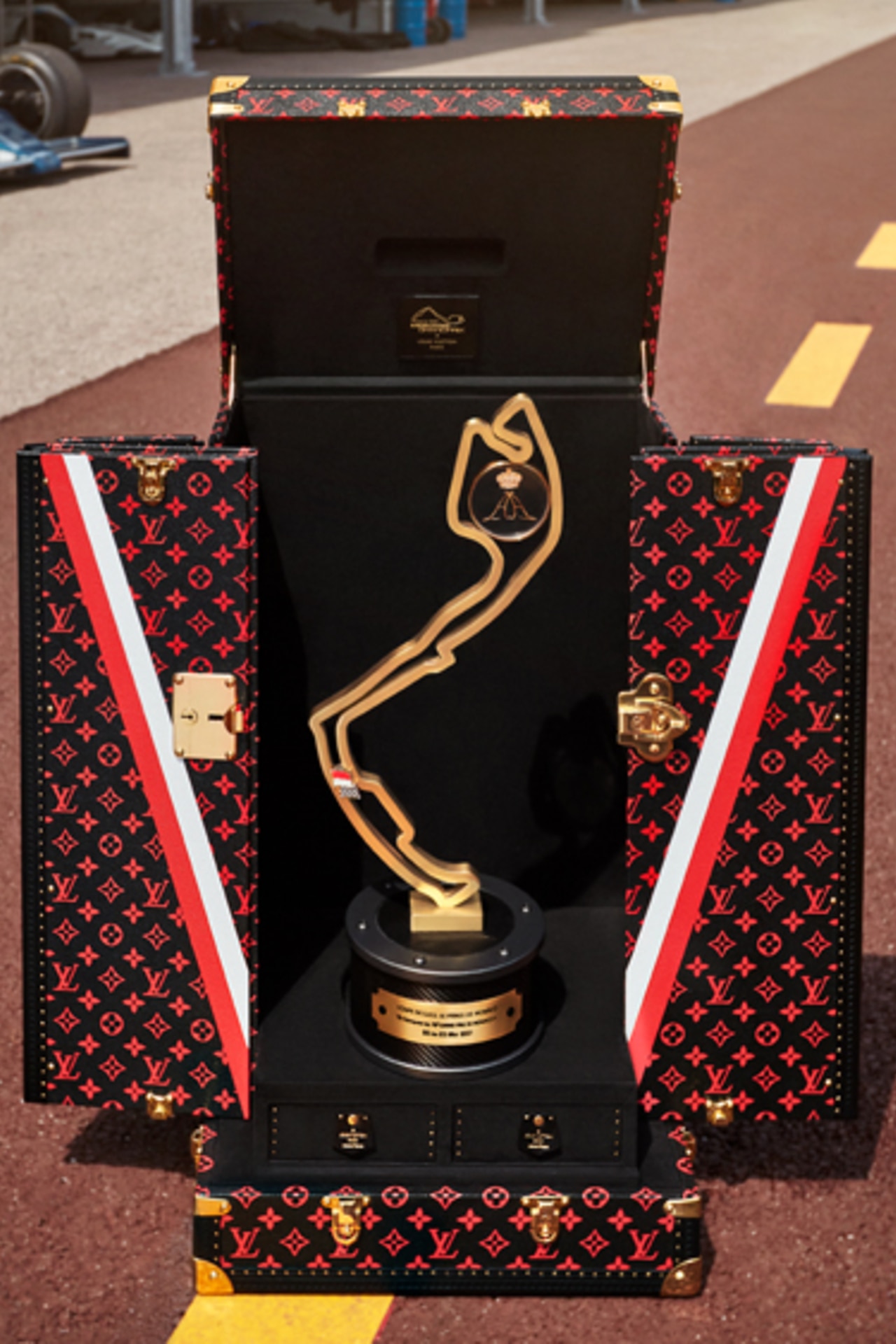 Louis Vuitton Supplies 2022 Monaco Grand Prix Winner's Custom Trophy Case