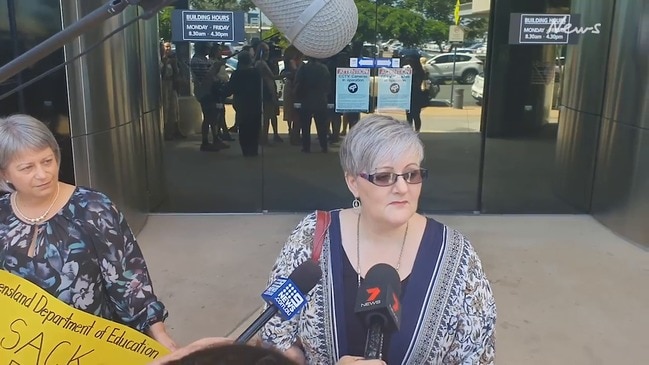 Parents at centre of school defamation case speak outside court