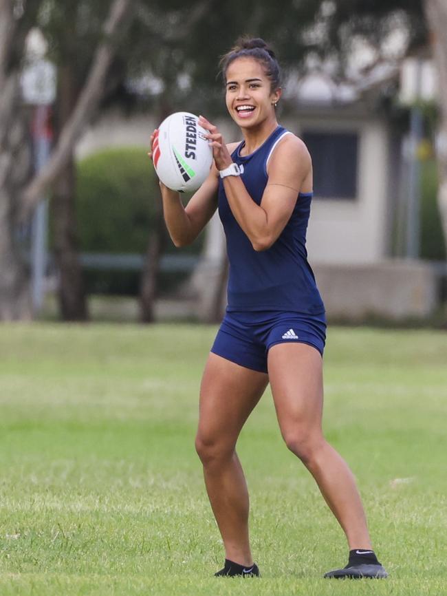 Fowler showed her NRL skills.