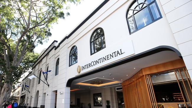 The Intercontinental Hotel in Double Bay, scene of last year’s ‘bug gate’ controversy. The All Blacks will stay there again this year.