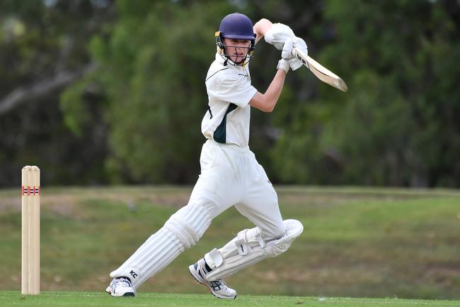 Villanova College batsman Zac Joyce pictured during the 2023 First XI season.