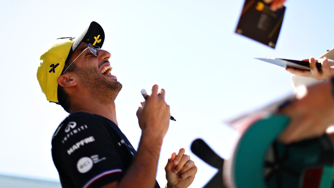 Daniel Ricciardo’s unusual answer brought about some laugher from the press.