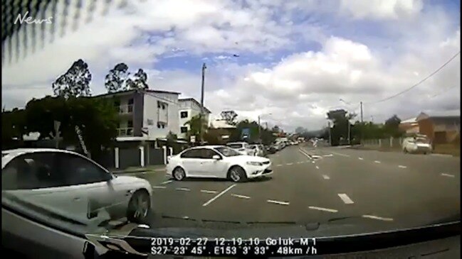 Dashcam of P-plater collision