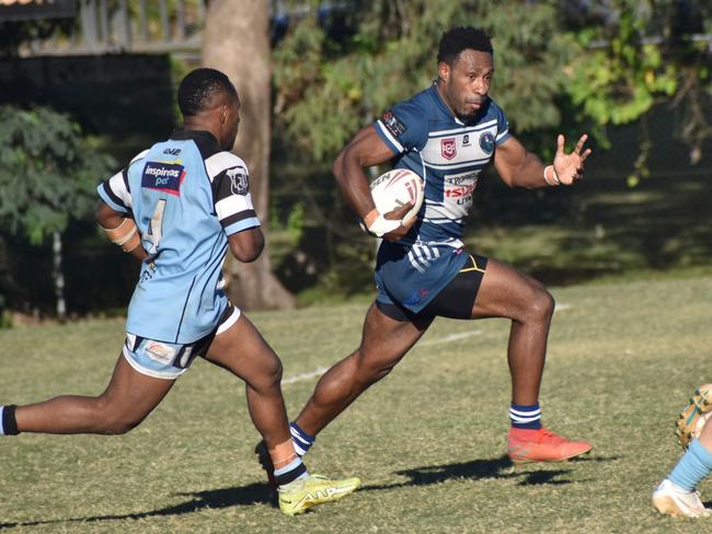 Rocky Brothers’ winger Anthon Ngunz has scored plenty of tries this season. Photo: Pam McKay