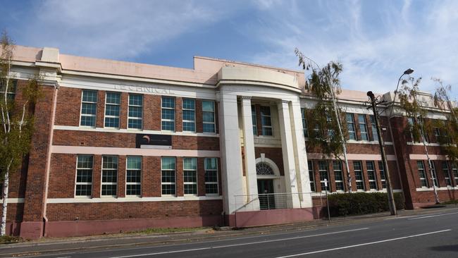 The historic TasTAFE campus at 10-16 Wellington St, Launceston, is set for a $50m redevelopment into a luxury mixed-use precinct. Picture: Alex Treacy