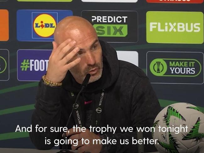 Enzo Maresca says Conference League victory a ‘starting point’ for Chelsea
