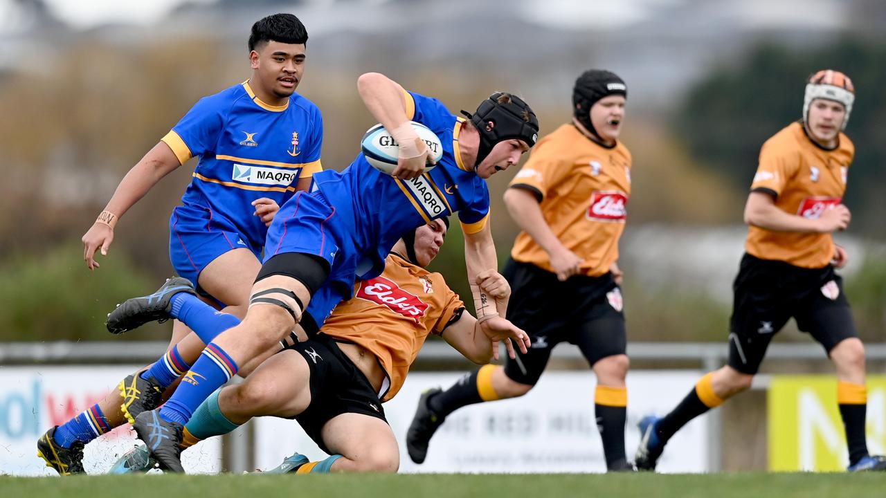 Action in an under 16s game last year.