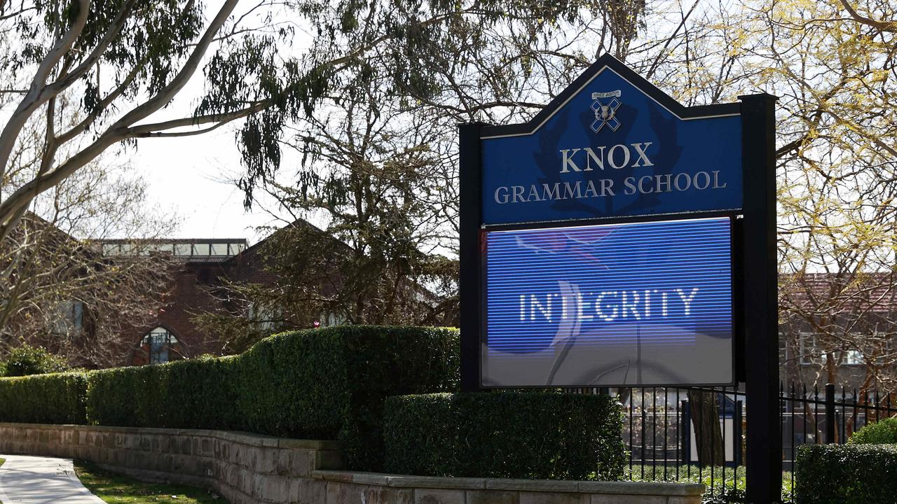 A former parent has spoken out against the ‘toxic culture’ at Knox Grammar school. Picture: Tim Hunter.