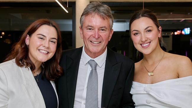 Bridget Moore, Brad Mucklow and Arissa Michos at a Class A diamond workshop. Picture: Supplied