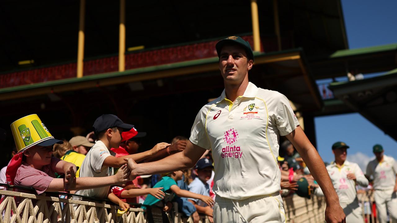 Pat Cummins has a lot of captaincy questions to ponder on day five at the SCG. Picture: Getty