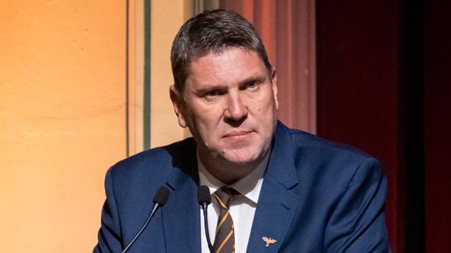 Justin Reeves has stepped down as Hawthorn CEO. Picture: Jason Edwards