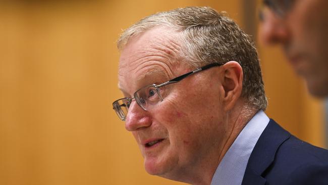 RBA governor Philip Lowe has been increasingly vocal about the dangers of wage rises in the absence of productivity gains. Picture: NCA NewsWire / Martin Ollman