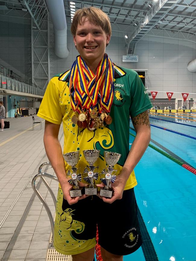 Jordy Martin, of Onkaparinga, who smashed eight records at country titles. Picture: Supplied