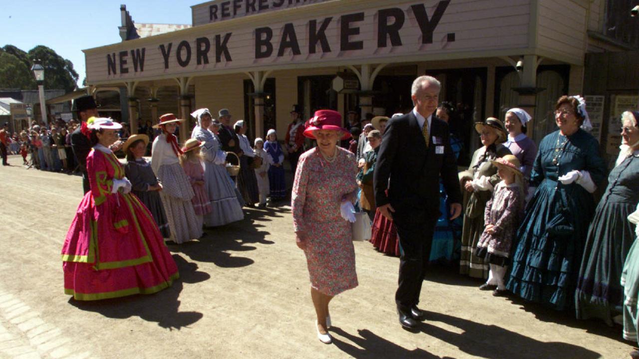 Queen Elizabeth II visited Sovereign Hill in March 2000.