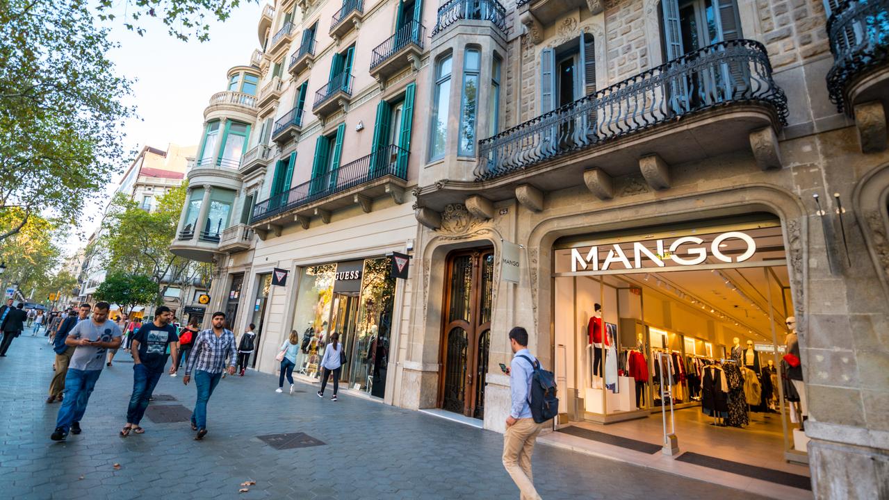 The original Mango store on Barcelona's famous Passeig de Gràcia Picture: iStock