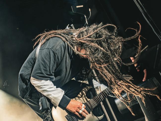 This year marks 30 years since Korn’s debut self-titled album. Picture: Supplied