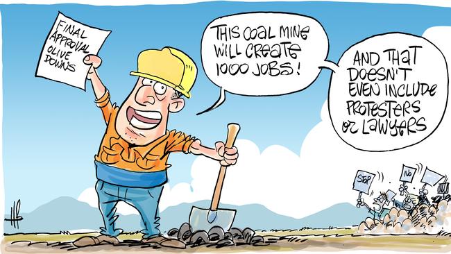 Harry's view on Olive Downs coal mine approval.