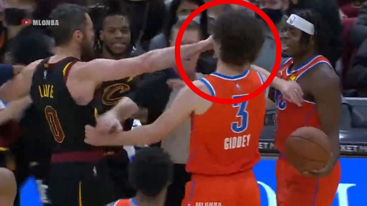 Things got heated during the OKC Thunder's clash with the Cleveland Cavaliers.
