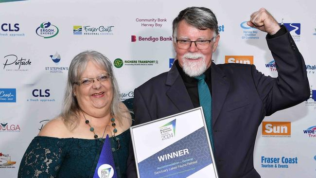 WINNERS: Accommodation – General, Sanctuary Lakes Fauna Retreat. Picture: Patrick Woods.