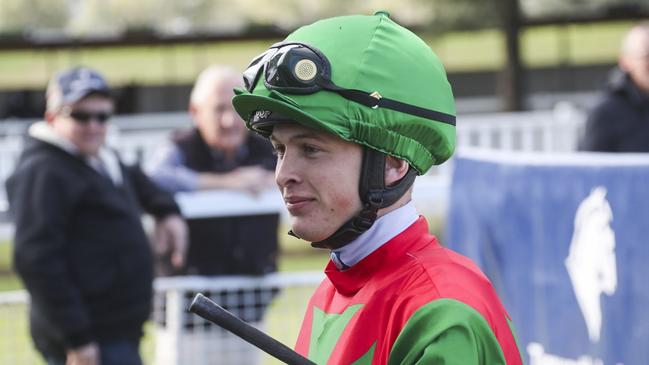 Apprentice Jack Baker can land a couple of winners at Narromine. Picture: Bradley Photos