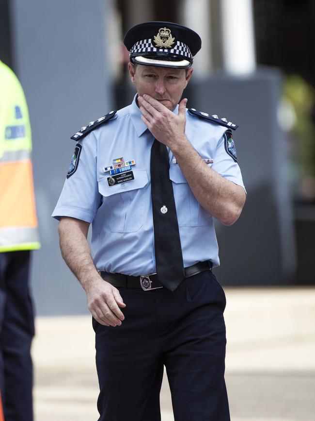 Chief Superintendent Mark Wheeler is photographed in August last year at Coolangatta. Picture: Nigel Hallett.