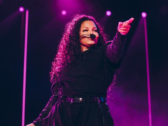 ‘What have you done for me lately?’ Janet Jackson’s Australian shows were met with mixed reviews, not all of them flattering. Picture: Kamil/Mushroom Creative