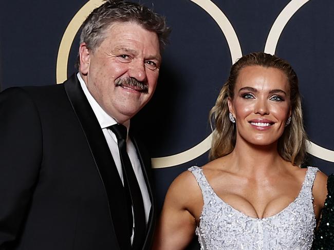 SYDNEY, AUSTRALIA - JULY 30: (L-R) Brian Taylor, Abbey Holmes, Annabelle Williams, Abbey Gelmi and Emma Freedman attend the 63rd TV WEEK Logie Awards at The Star, Sydney on July 30, 2023 in Sydney, Australia. (Photo by Sam Tabone/Getty Images)