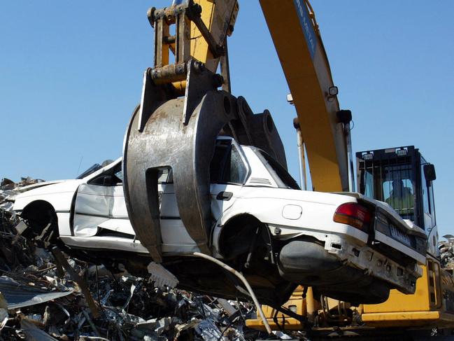 The proposed new recycling plant will recycle steel from a variety of sources — including cars.