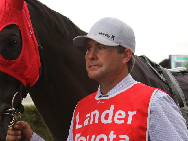 Trainer Brett Robb believes Simply Xtravagant can make it five wins on end in the Cotton Cup at Warren on Sunday. Picture: Grant Guy