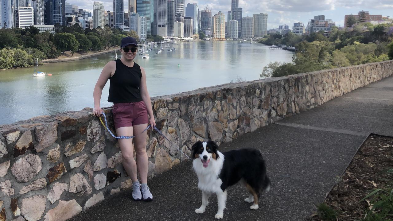 “This is Rollo the Aussie Shepherd with his mum Emily. Rollo is the most loyal little mate anybody could ask for, with nothing but pure love and energy in his DNA!” Picture: Blaice McCaul