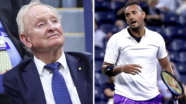 Australian tennis legend Rod Laver (left) and our current men's no.1