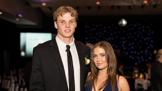 Fergus Gillan and Lucinda Richards at the year 12 St Hilda formal. Photo: Celeste Humphrey