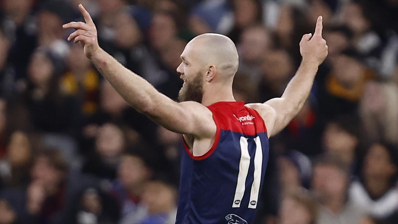 Melbourne has to win to guarantee a top-four spot. Picture: Darrian Traynor/Getty Images