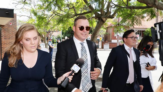 Webb was given a dressing down in court today over his record. Pics: Matrix Media