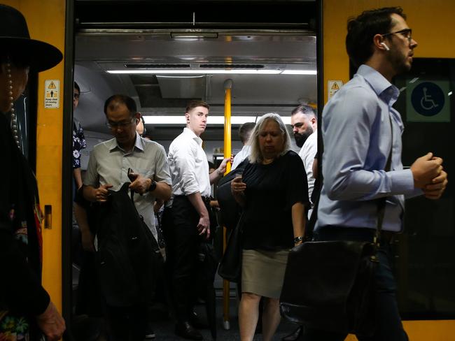 SYDNEY, AUSTRALIA : Newswire Photos - JANUARY 15 2025; A general view of Town Hall  Station as Industrial action resumes on Sydney's train network today.  Picture: Newswire/ Gaye Gerard