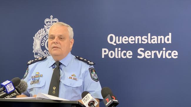 Acting Chief Superintendent Geoff Sheldon this morning said the incident was alleged to have occurred at a “holiday resort” on the Glitter Strip, after three teenagers visited the unit where three 22-year-old men were staying. Picture: Scott Powick.