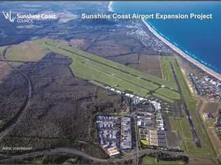 BREAKING: $225M project awarded to construction group for upgrade of Coast airport. Pictured aerial photography Sunshine Coast. Sunshine Coast Airport. Marcoola. Mudjimba. Picture: Sunshine Coast Council