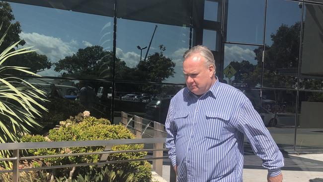 Alleged boat fraudster Andrew Eustice leaves Southport Magistrates Court in August 2018. Picture: Lea Emery