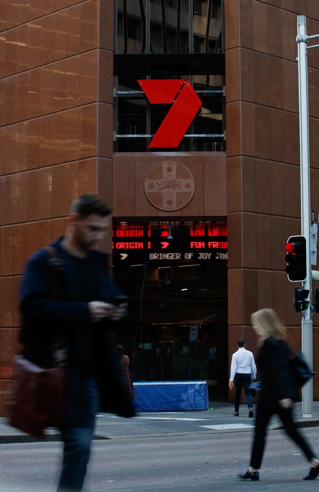 Seven News has been broadcast out of Martin Place for the past 19 years. Picture: NCA NewsWire/Nikki Short.