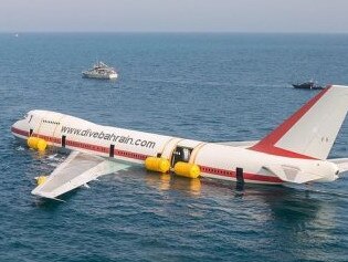 Underwater theme park to be built with disused Boeing 747 in Bahrain. Picture: Dive Bahrain