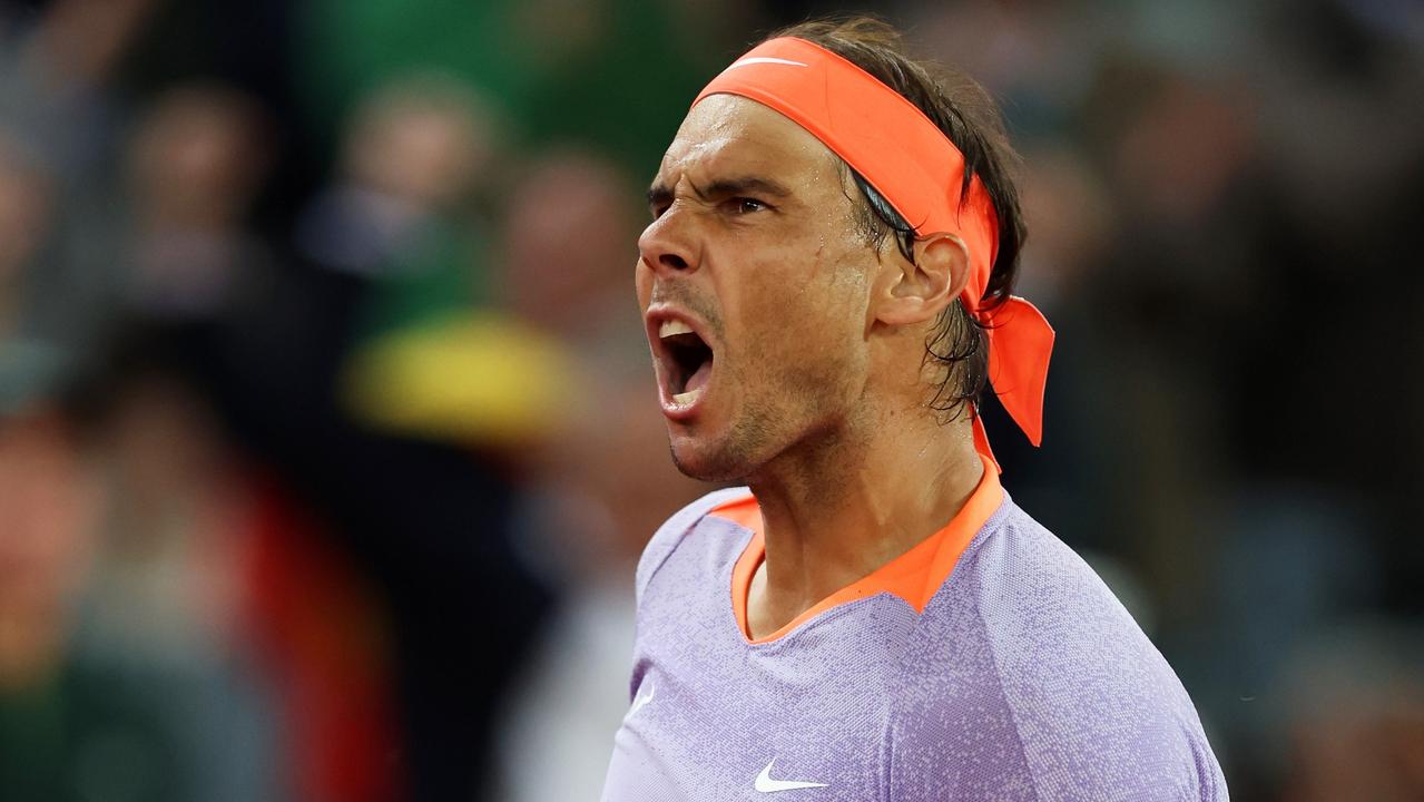 Rafael Nadal beat Alex de Minaur at the Madrid Open. (Photo by Clive Brunskill/Getty Images)