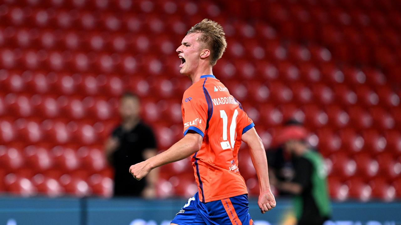 Thomas Waddingham has scored on debut for Portsmouth. Picture: Bradley Kanaris/Getty Images