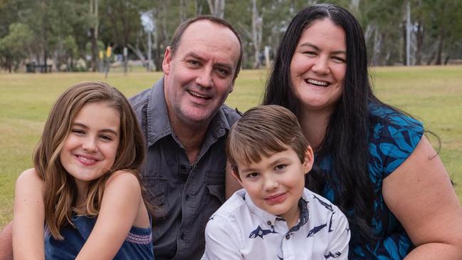 The Hardwick family – Lisa, Bradley, Cooper and Isabella.