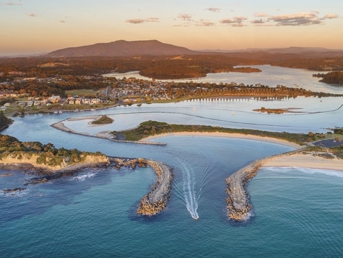 Wagonga Inlet at Narooma is a popular tourism destination in the Eurobodalla. Picture: Destination NSW